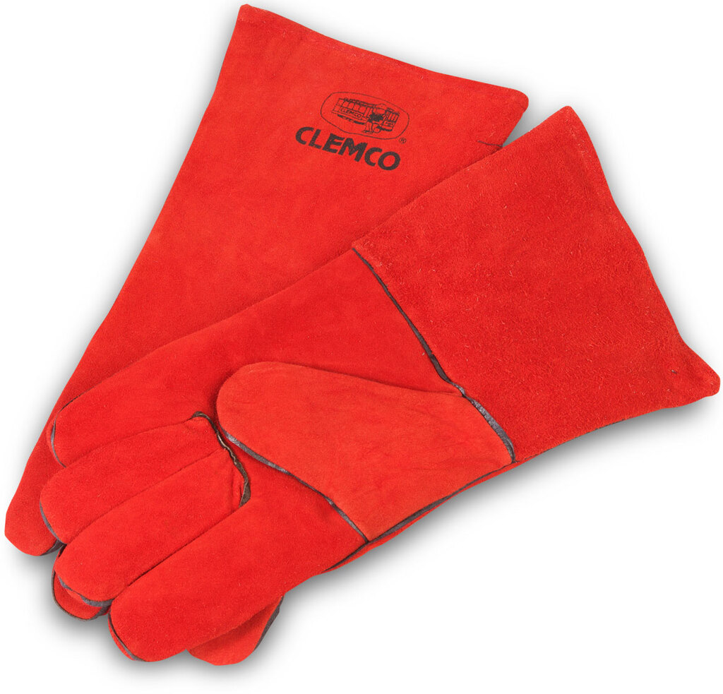 ถุงมือพ่นทรายหนัง clemco ป้องกันแรงกระแทกและแรงเสียดสี