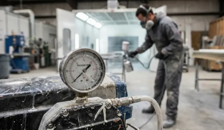 วิธีเช็กแรงดันเครื่องพ่นสีตก