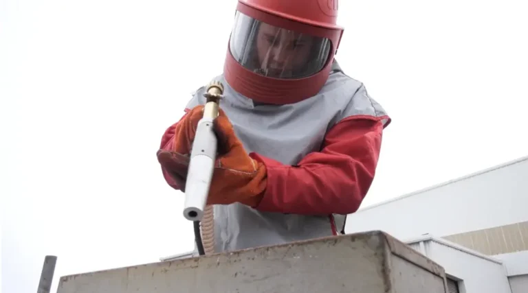 การเลือกเครื่องพ่นทรายกลางแจ้งและงานพ่นทรายในร่ม