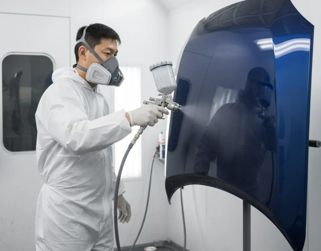 วิธีพ่นแลคเกอร์ใหม่ทับแลคเกอร์เก่าอย่างถูกต้อง