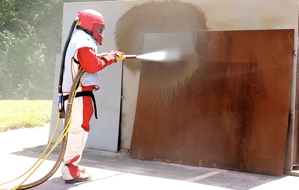 cool air tube ในงานพ่นทราย